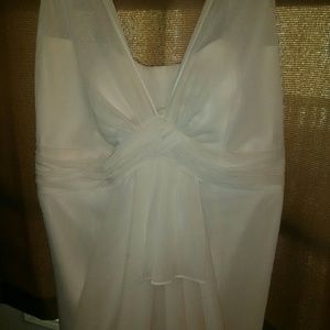 White Vera wang dress never been worn